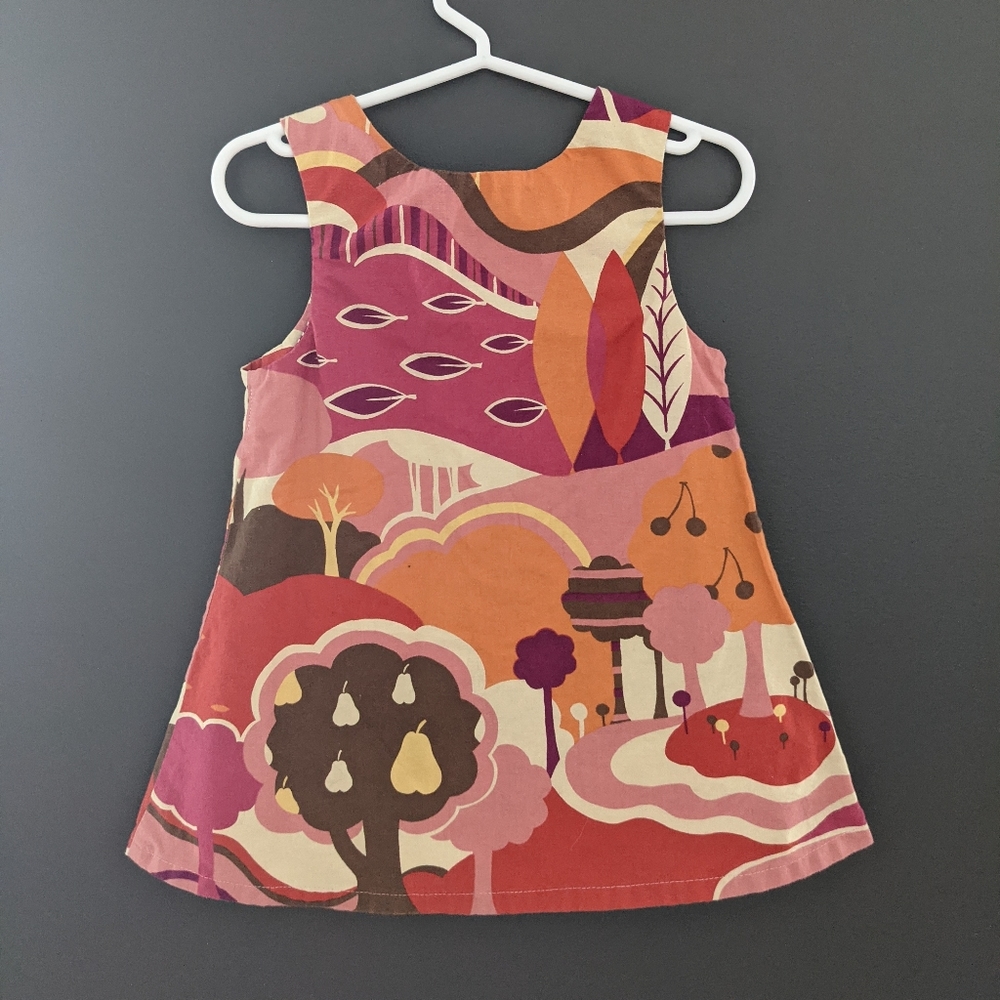 Small Potatoes tree print sleeveless dress - Picture 3 of 3